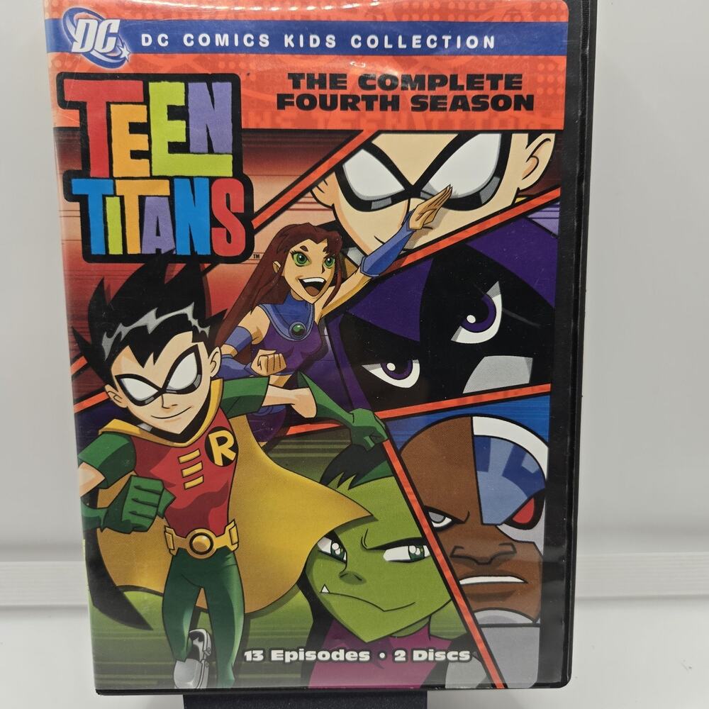 Teen Titans The Complete Fourth Season DVD Greg Cipes NEW